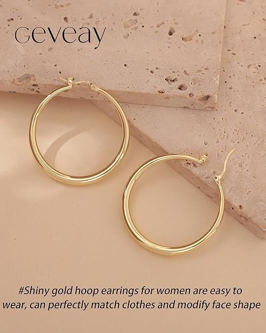 40mm Gold Hoop Earrings